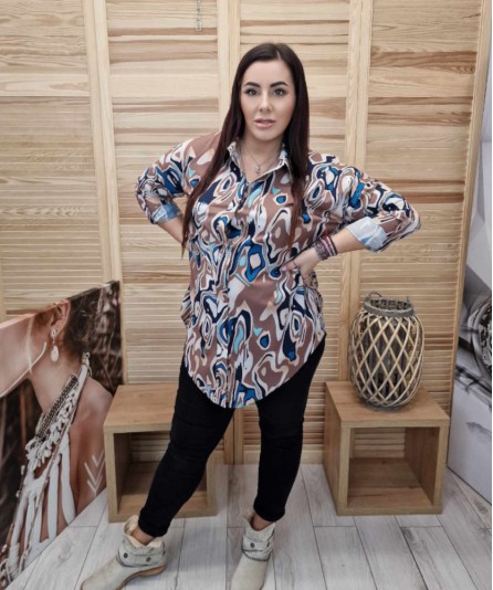 Wzorzysta Koszula z...