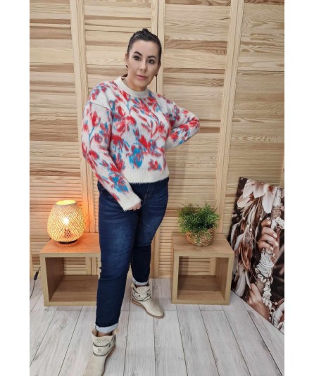 Sweterek Marmurek Beż