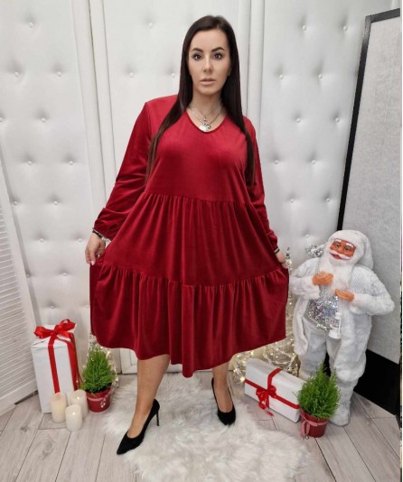 Sukienka Umbrella Welur...