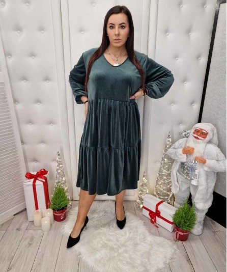 Sukienka Umbrella Welur...