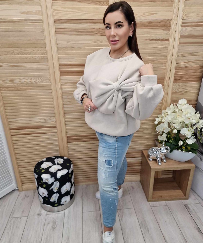 Bluza Kokarda Maxi Beż