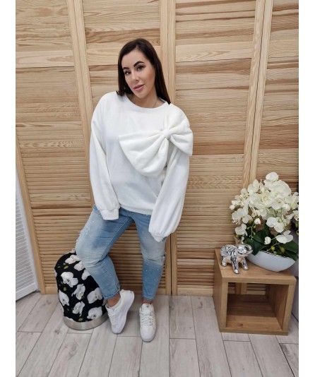 Bluza Kokarda Maxi Biała