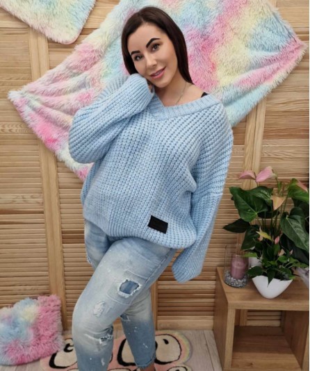 Sweter Serek by Sploty Błękit