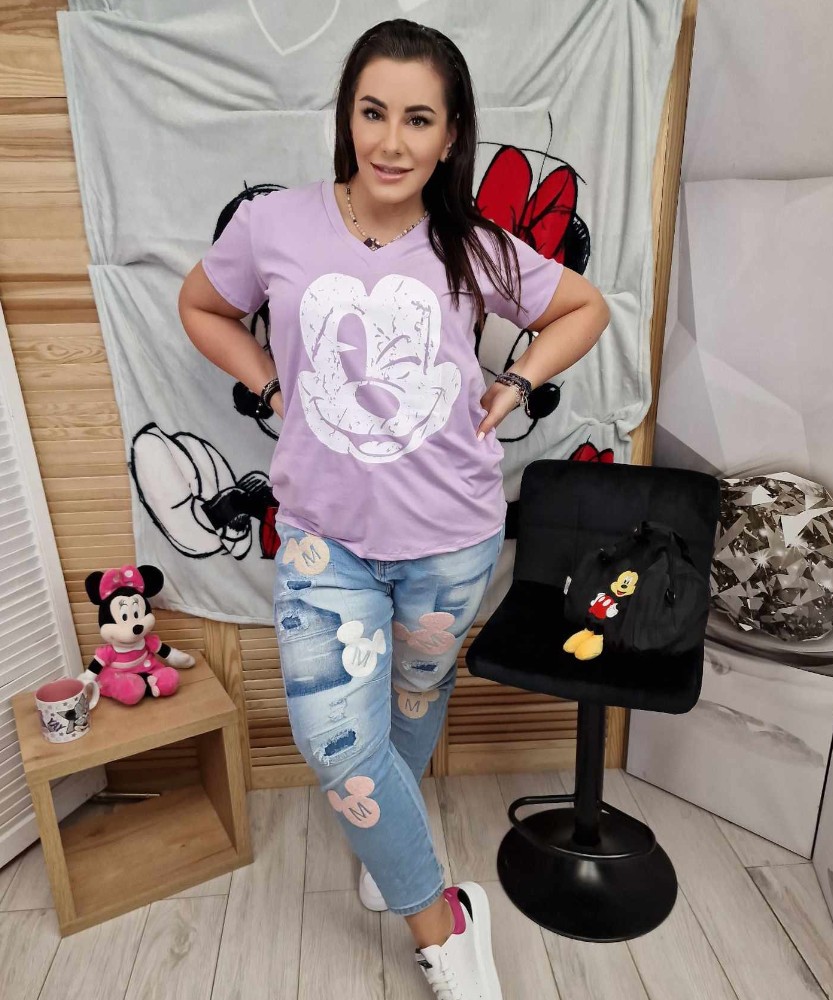 T-shirt Miki by The Still Fiolet