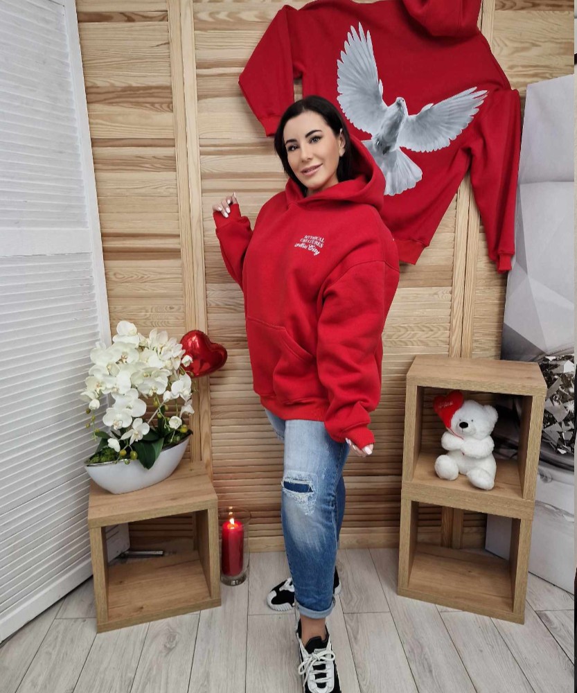 Bluza Bye by MissCity Czerwona