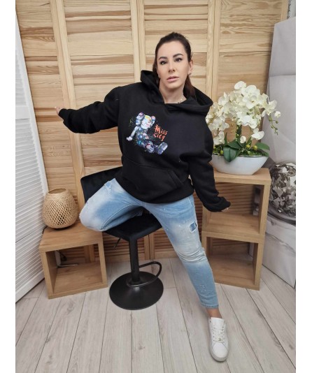 Bluza Teddy by MissCity czarna