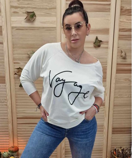 Bluzka Oversize z nadrukiem...