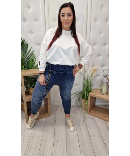 Spodnie jeans Zipy