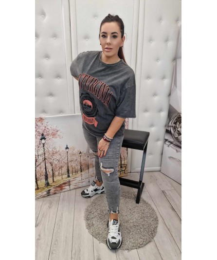 T-shirt dekatyzowany Virginia