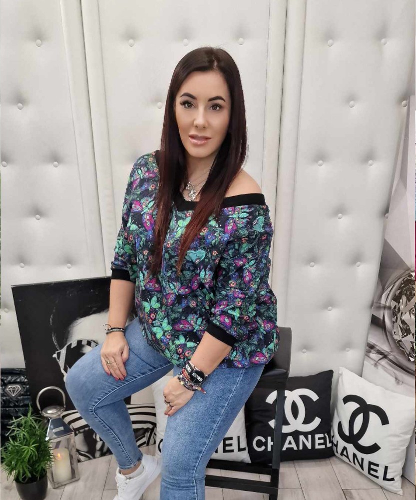 Bluza Motylek Serek Oversize