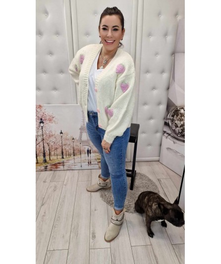 Kardigan krótki Malinka