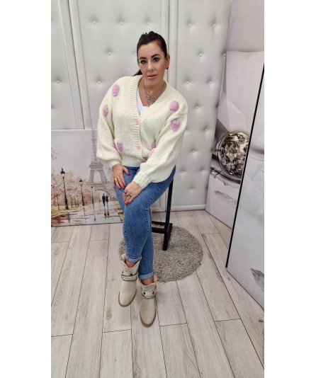 Kardigan krótki Malinka