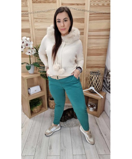 Sweter Pomponik z lisem