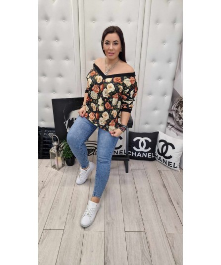 Bluza Rose Serek Oversize