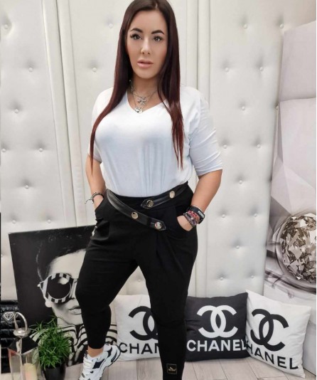 Spodnie Guziki by LaMu