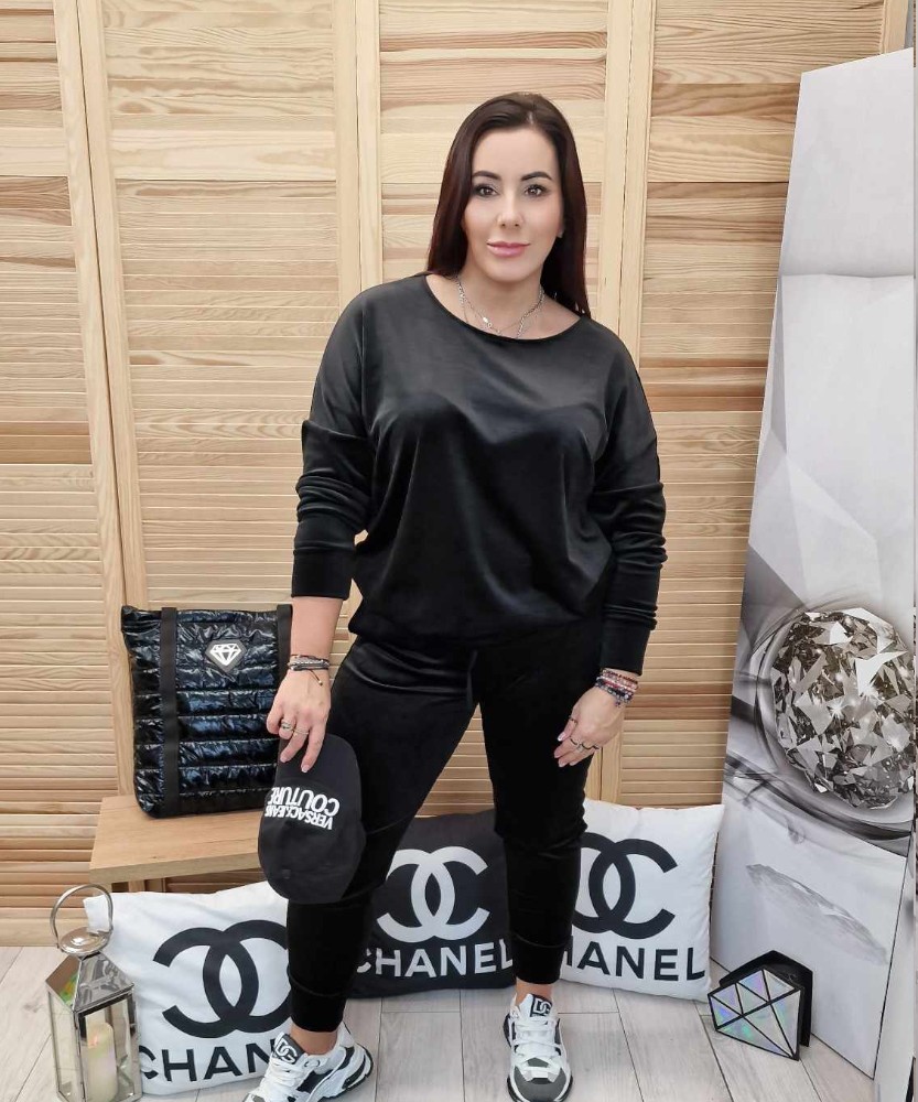 Komplet Dresowy Czarny