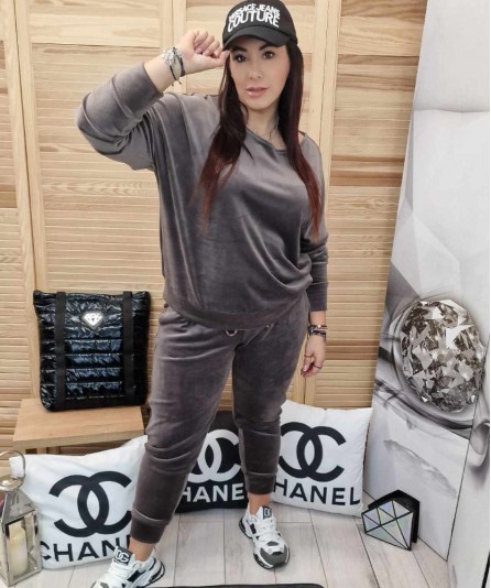 Komplet Dresowy Śliwka w...