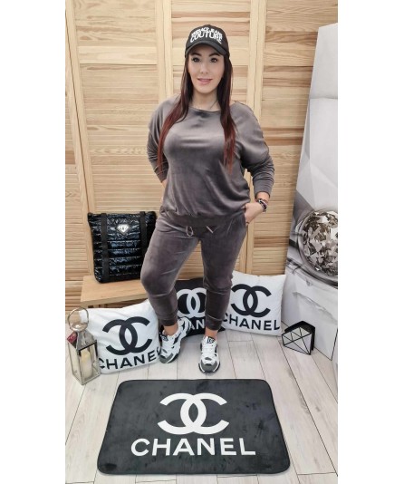 Komplet Dresowy Śliwka w Czekoladzie