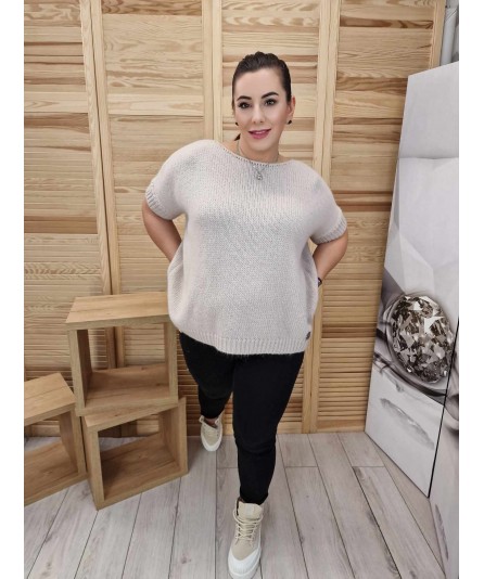 Sweterek krótki rękaw Nude Cocomore