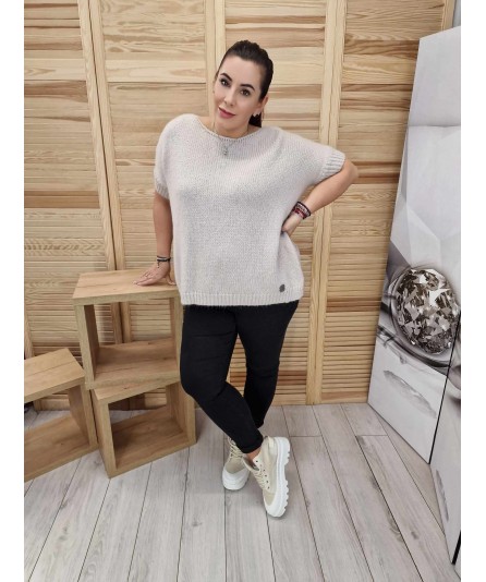 Sweterek krótki rękaw Nude Cocomore