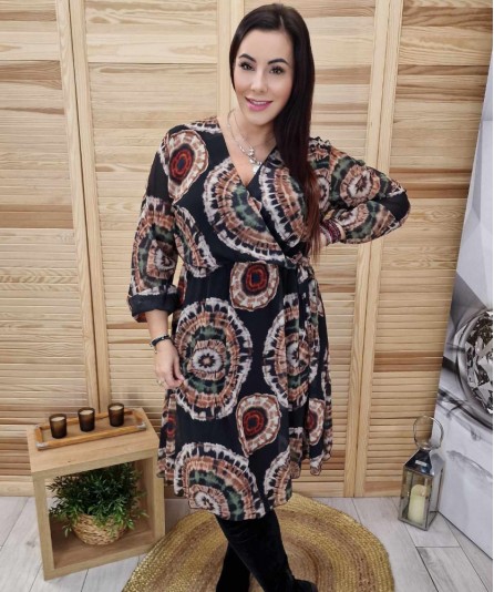 Sukienka Zwiewna Printowana...