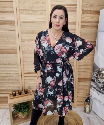 Sukienka Zwiewna Printowana...