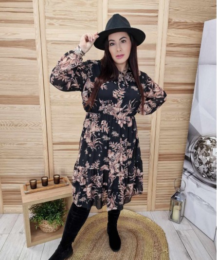 Sukienka Zwiewna Printowana...