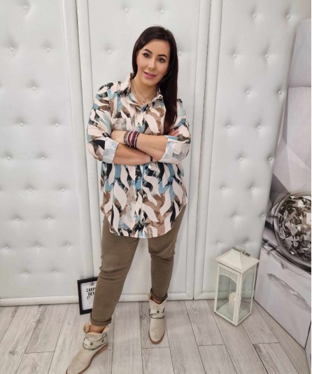 Wzorzysta Koszula z...