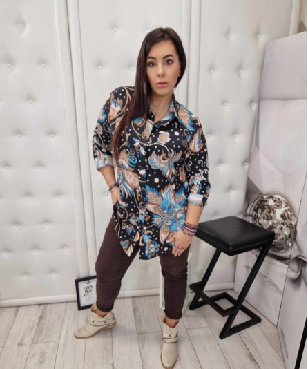 Wzorzysta Koszula z...